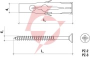 Kołek uniwersalny ru-06045 100szt.