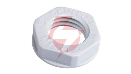 Nakrętka poliamidowa M12 SKINTOP GMP-GL-M 12x1,5 jasnoszara 53119003 /100szt./