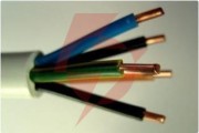 Przewód elektryczny drut okrągły ydy 450/750v 5x2,5mm2 1m mercor