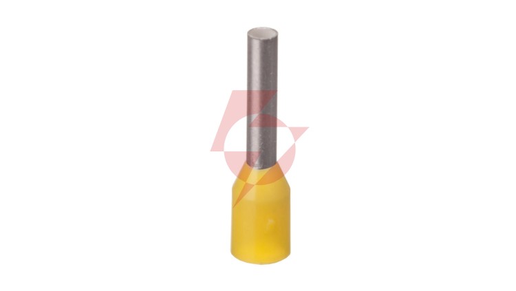Końcówka tulejkowa izolowana TI 1mm2/8mm żółta cynowana TI1L8DE /100szt./