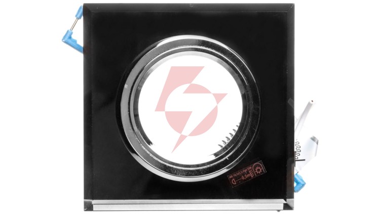 Oprawa punktowa 1xLED Gx5,3 12V IP20 MORTA CT-DSL50-B szkło czarna 18510