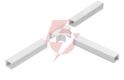 Osprzęt do listew elektroinstalacyjnych, trójnik biały lo 35x18 (1szt.)