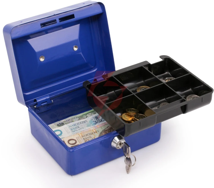 Kasetka metalowa red eagle box-150 na pieniądze