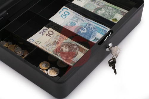 Kasetka metalowa red eagle box-300 na pieniądze