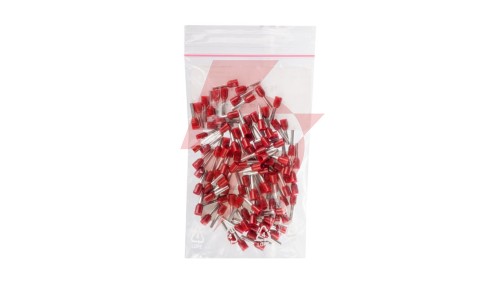 Końcówka tulejkowa izolowana TI 1,5mm2/8mm czerwona cynowana TI1,5L8DE /100szt./
