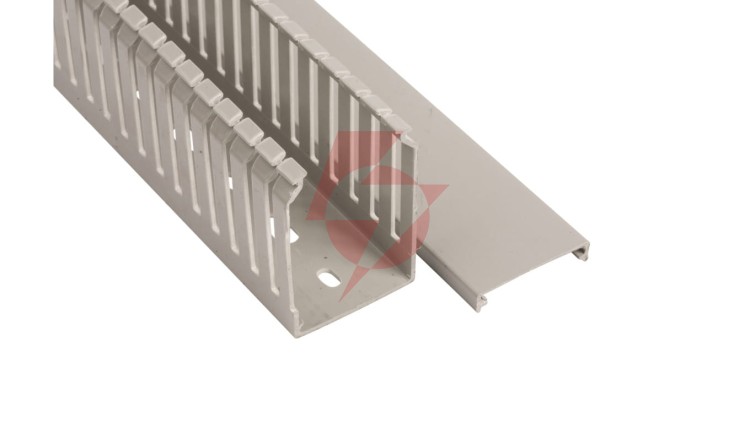 Korytko grzebieniowe 40x60x2000mm jasnoszare E54