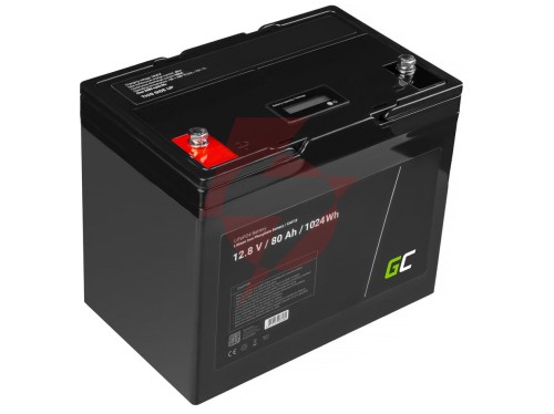 Akumulator litowo-żelazowo-fosforanowy lifepo4 green cell 12v 80ah