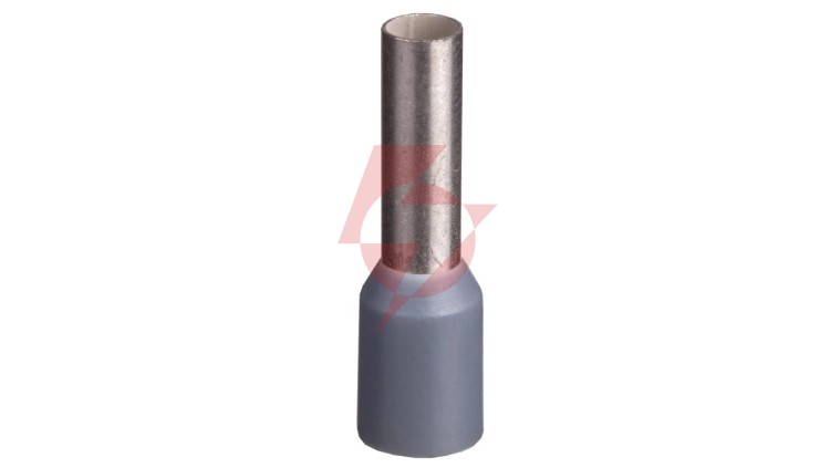 Końcówka tulejkowa izolowana TI 4mm2/10mm szara cynowana TI4L10x500 /500szt./