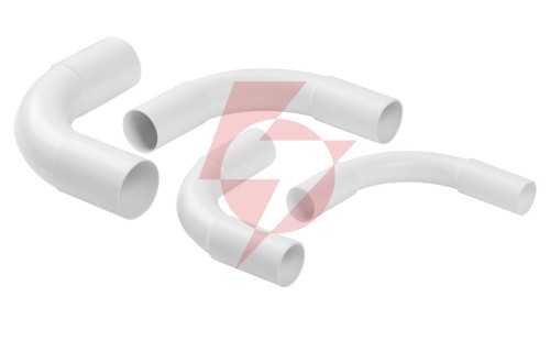 Złączka do rur elektroinstalacyjnych sztywna, kątowa biały zkl-28 (1szt.)