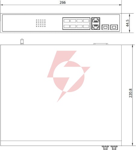 Switch hikvision ds-3e1310p-si linkvu