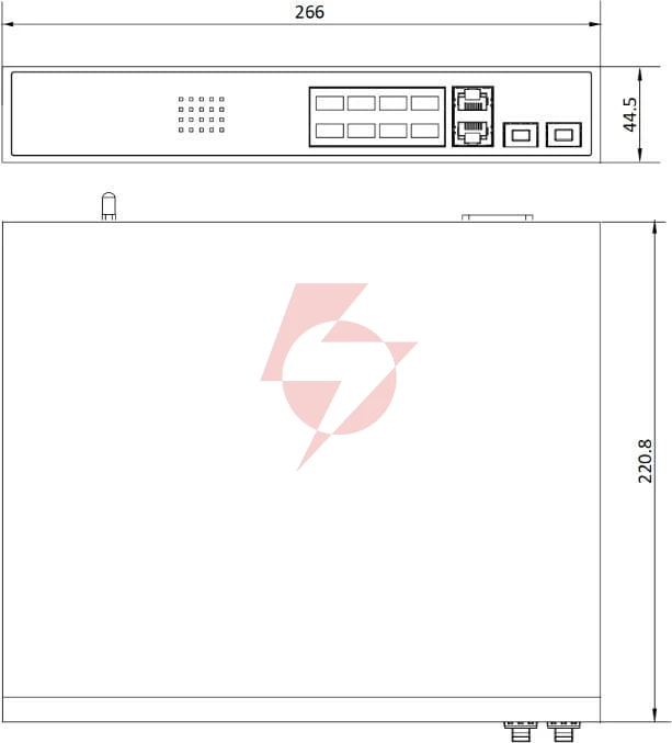 Switch hikvision ds-3e1310p-si linkvu