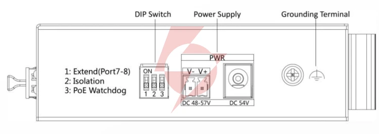 Switch hikvision ds-3t0510hp-e/hs