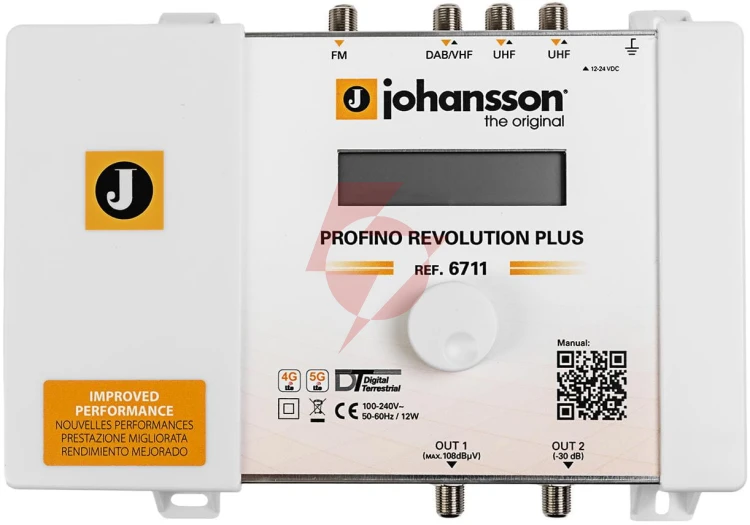 Johansson profino revolution 6711 plus - wielozakresowy wzmacniacz (amplifier)