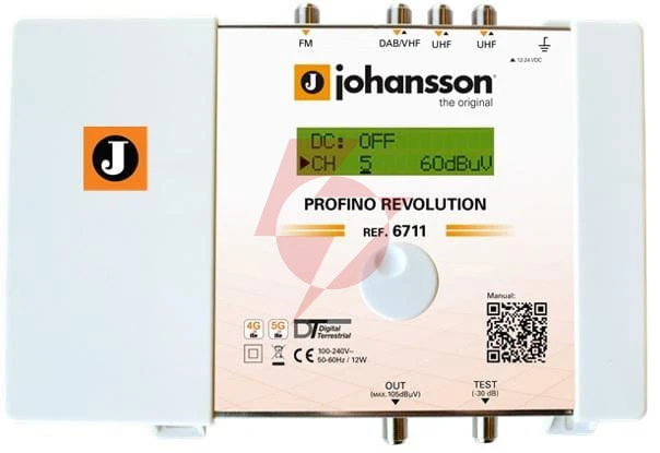 Johansson profino revolution 6711 plus - wielozakresowy wzmacniacz (amplifier)
