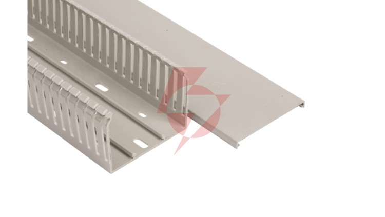 Korytko grzebieniowe 80x60x2000mm jasnoszare E64