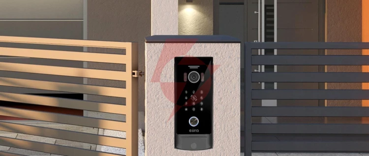 Wideodomofon eura vdp-99c5 czarny, wifi, rfid, tuya