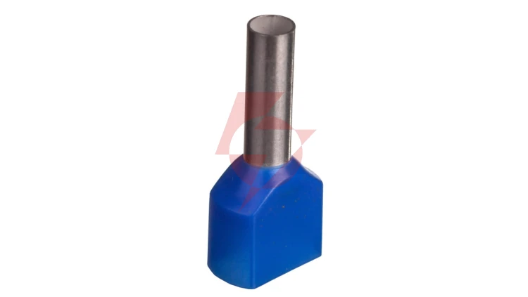 Końcówka tulejkowa izolowana TID 2x2,5mm2/10mm niebieska cynowana TID2x2,5L10 /100szt./