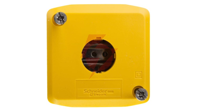Obudowa kasety 1-otworowa 22mm żółta IP65 XALK01