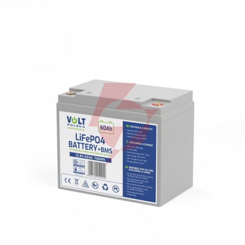 Akumulator volt polska litowo-żelazowo-fosforanowy lifepo4 12v 60ah 60a