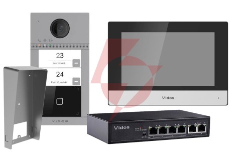 Wideodomofon ip vidos one 2xm2010/s2402-n