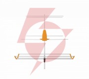 Antena vhf televes yagi v biii, ref. 106601