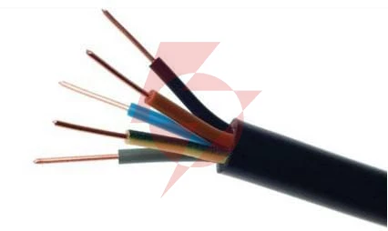 Przewód elektryczny ziemny drut yky 0,6/1kv 5x4mm2 czarny elektrokabel 1m