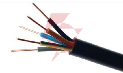 Przewód elektryczny ziemny drut yky 0,6/1kv 5x16mm2 czarny elektrokabel 1m