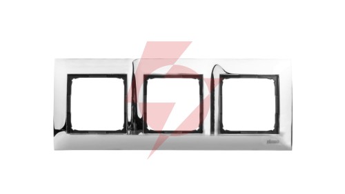Simon 54 Premium Ramka potrójna metalowa chrom DR3/63