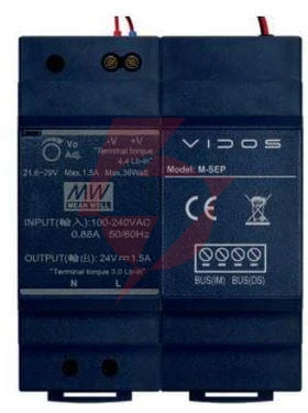 Skrzynka na listy z wideodomofonem i monitorem vidos duo s1201a-skm/m1022w