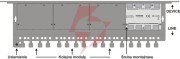 4-kanałowy moduł ogranicznika przepięć sieci lan gigabit ethernet ewimar ptf-64-ext/poe