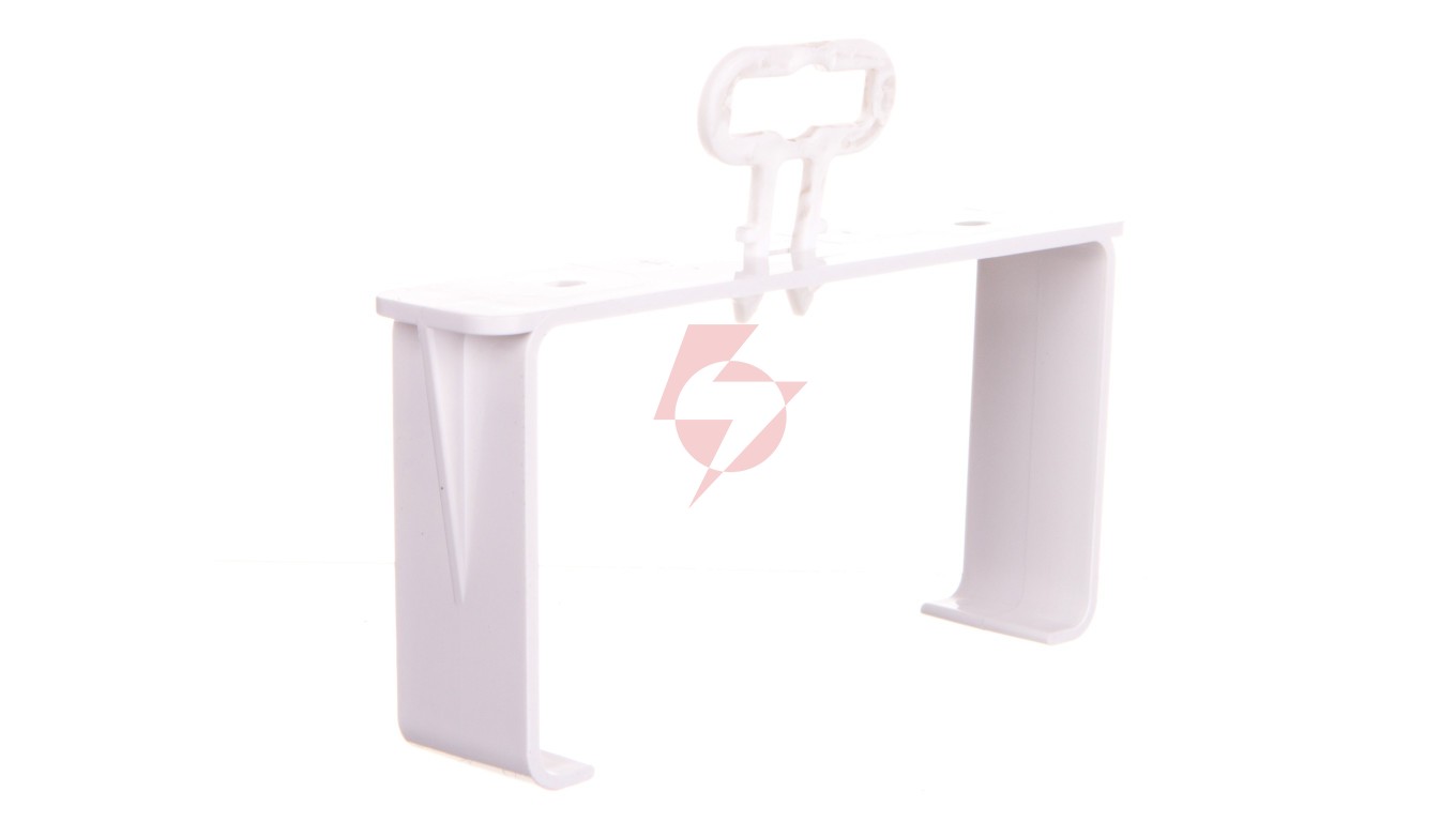 Uchwyt kanału płaskiego 60x120mm biały KP120-28