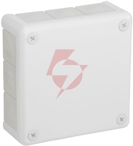 Puszka natynkowa pusta 12 wlotów viplast vp-51 biała ip55 118x118x46mm 051-01