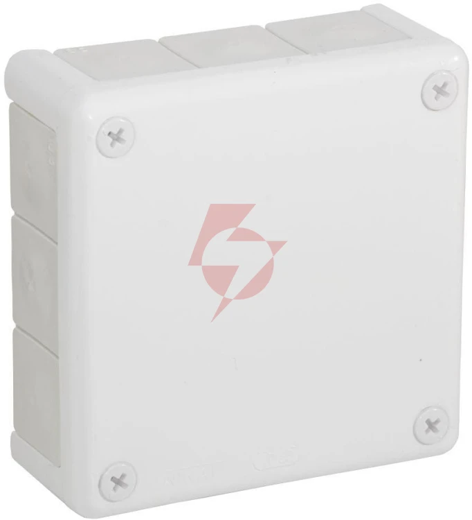Puszka natynkowa pusta 12 wlotów viplast vp-51 biała ip55 118x118x46mm 051-01