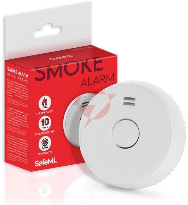 Czujnik dymu safemi shs-05 na baterię