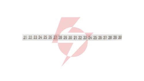 Oznacznik DK 2/Z5 /21-30/ biały 89280006 (100szt.)