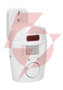 Mini alarm virone bezprzewodowy z wbudowaną syreną, sterowany pilotem as-1