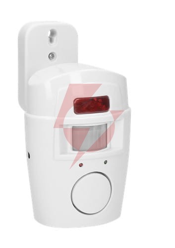 Mini alarm virone bezprzewodowy z wbudowaną syreną, sterowany pilotem as-1