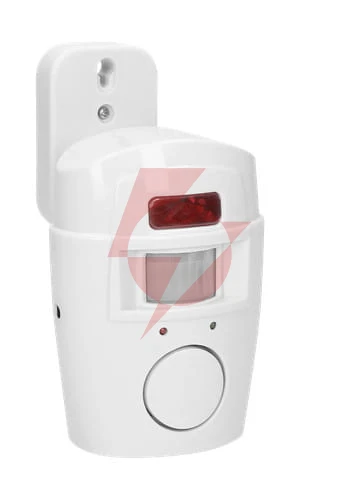 Mini alarm virone bezprzewodowy z wbudowaną syreną, sterowany pilotem as-1