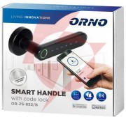 Klamka szyfrowa orno z klawiaturą dotykową i funkcją smart or-zs-853/b