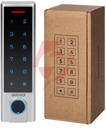 Zamek szyfrowy orno or-zs-826 z czytnikiem lini papilarnych i bluetooth tuya