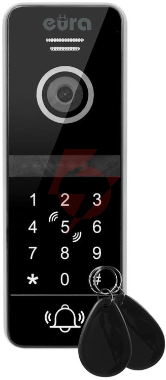 Wideodomofon eura vdp-97c5 czarny, lcd 7", wi-fi, czytnik zbliżeniowy, tuya