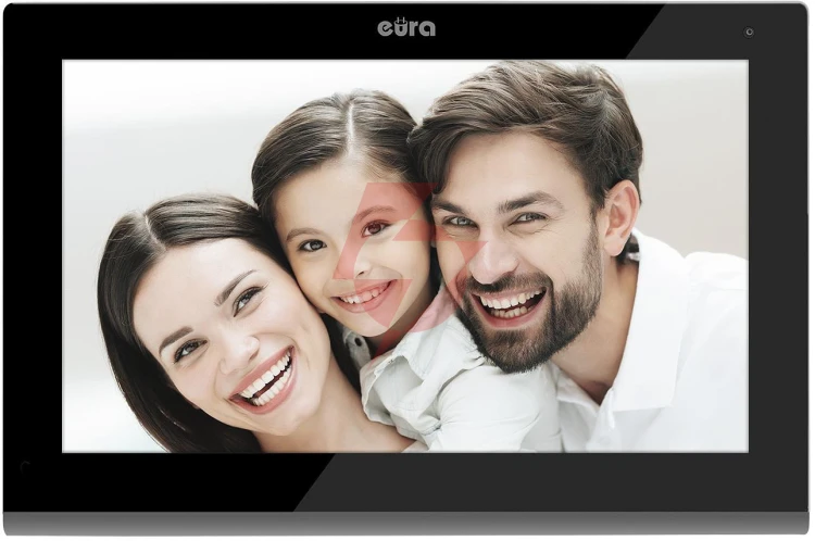Wideodomofon eura vdp-97c5 czarny, lcd 7", wi-fi, czytnik zbliżeniowy, tuya