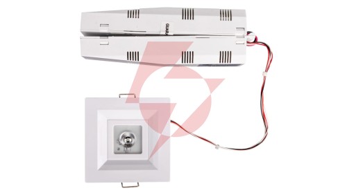 Oprawa awaryjna 3W 1h IP20 Ikl. LOVATO PO jednozadaniowa LVPO/3W/C/1/SE/X/WH