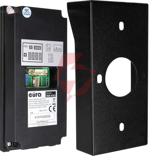 Wideodomofn eura vdp-98c5 czarny, wi-fi, tuya