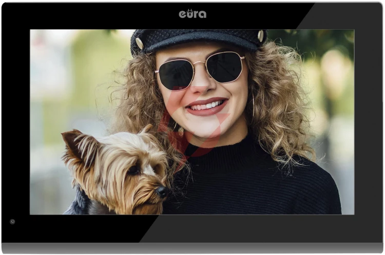 Wideodomofn eura vdp-98c5 czarny, wi-fi, tuya