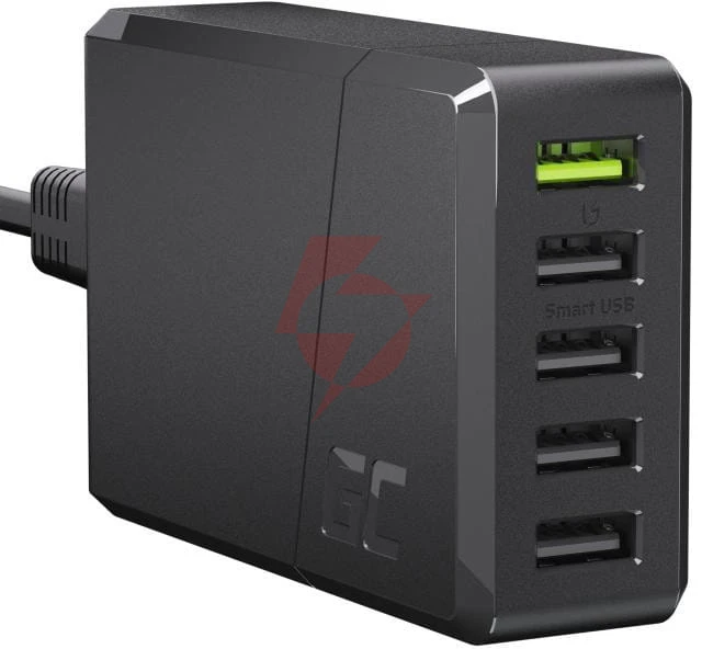 Ładowarka sieciowa green cell chargesource 5 5xusb 52w ultra charge chargc05