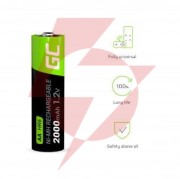 Akumulatorki green cell 4x aa hr6 2000mah gr02
