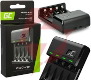 Ładowarka green cell vitalcharge do akumulatorków aa r6 / aaa r03 ni-mh gradgc01
