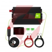 Przetwornica napięcia green cell 12v / 230v 500w/1000w modyfikowana sinusoida
