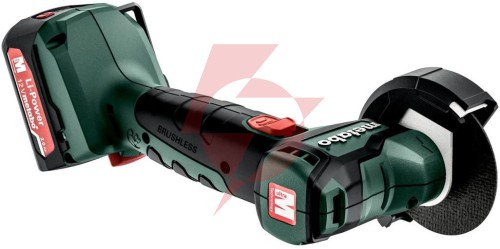 Akumulatorowa szlifierka kątowa metabo powermaxx cc 12 bl 2x2ah walizka ładowarka